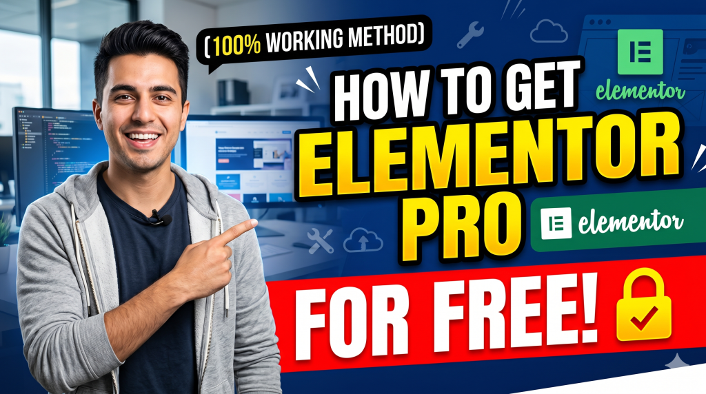 how to get elementor Pro for free